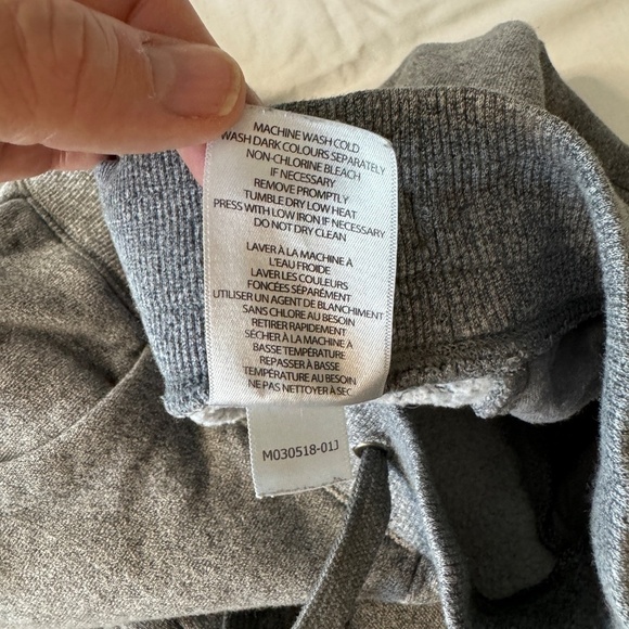 Tuff Athletics Women's Fleece Joggers Sweatpants Gray Small Elastic Waistband - Picture 8 of 13